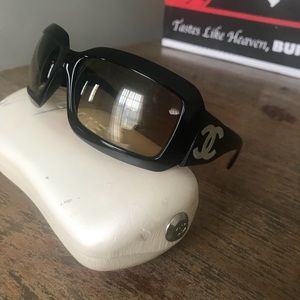 Chanel black sunglasses